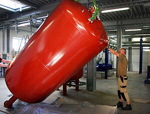 Transport Heizkessel Tanks Berlin
