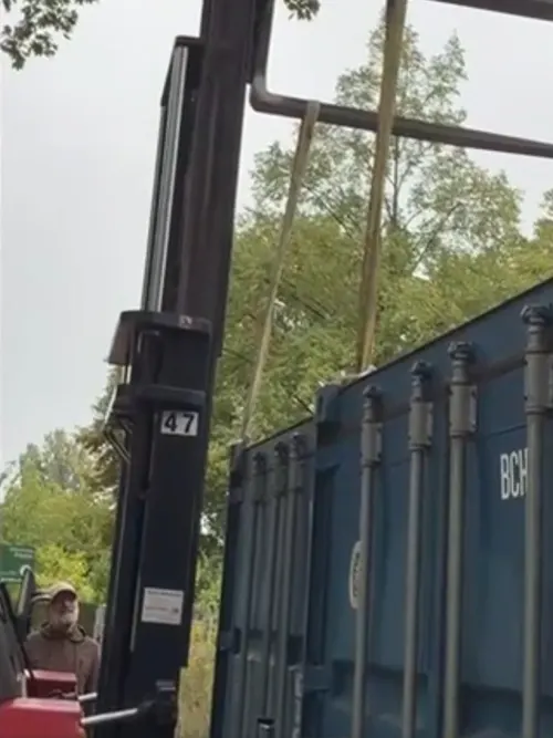 Bergung Container Gabelstapler Bergung Container Gabelstapler