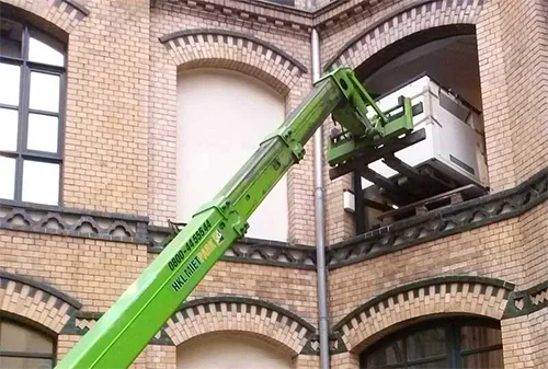 Einbringung Teleskopstapler